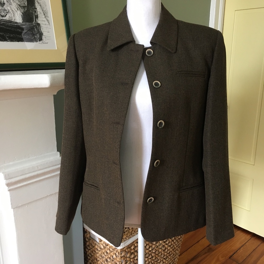 Harvé Benard by Benard Holtzman Plaid Jacket